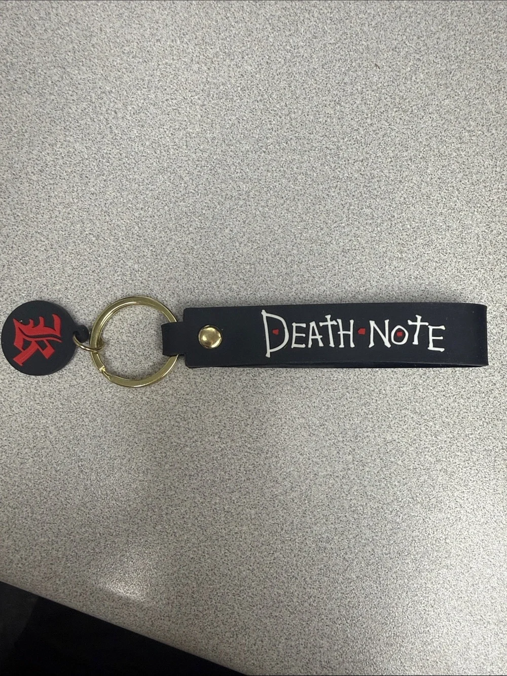 Black Keychain Strap - Anime Accessory